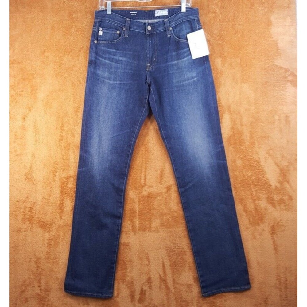 AG JEANS Mens Size 30x33 Dark Wash Straight GRADUATE Tailored Leg Stretch Denim
